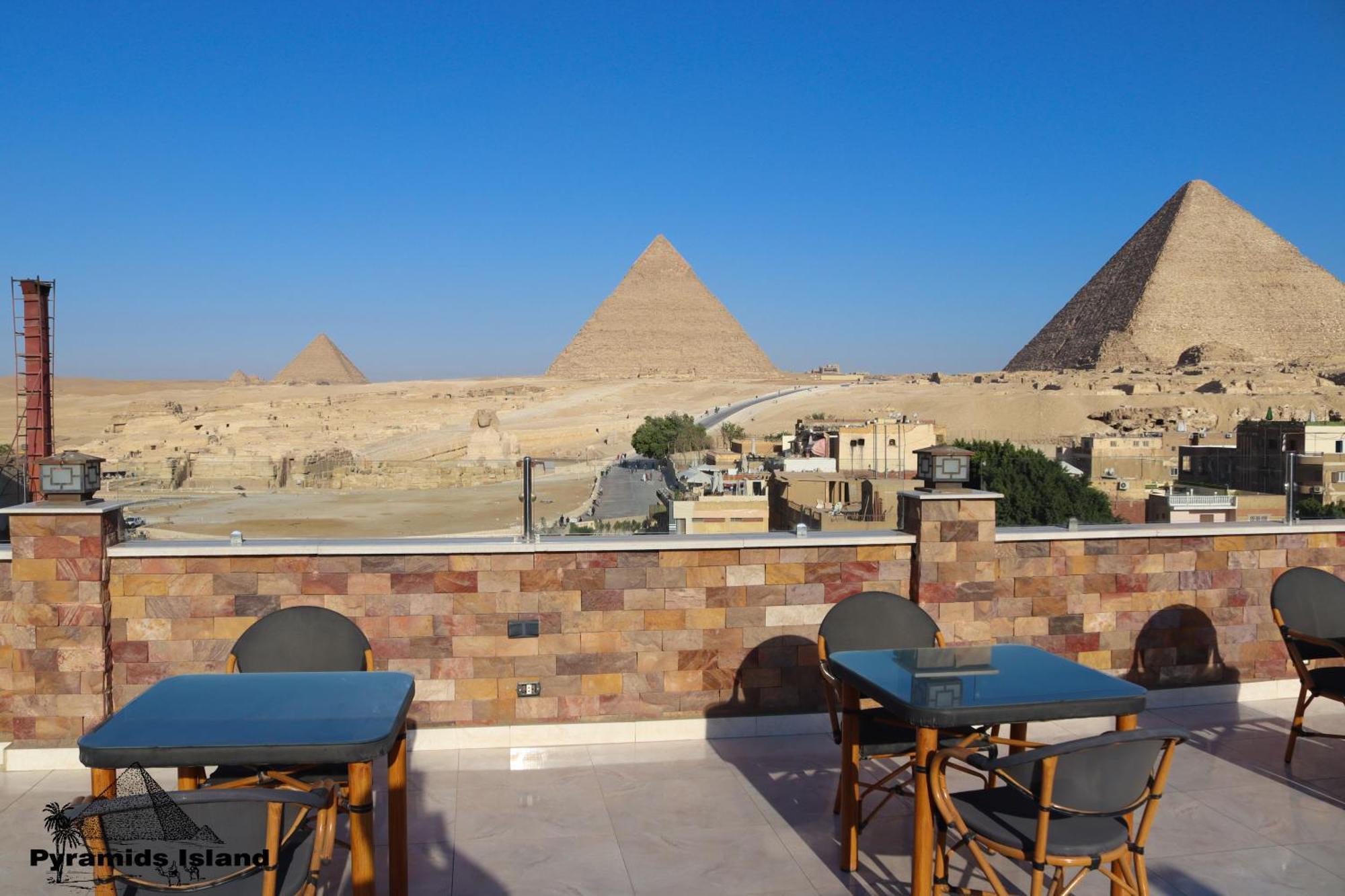 לינה וארוחת בוקר Kafret el-Gabal Pyramids Island מראה חיצוני תמונה